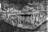 Original photograph from 1908 prior to detachment of mural in Müstair