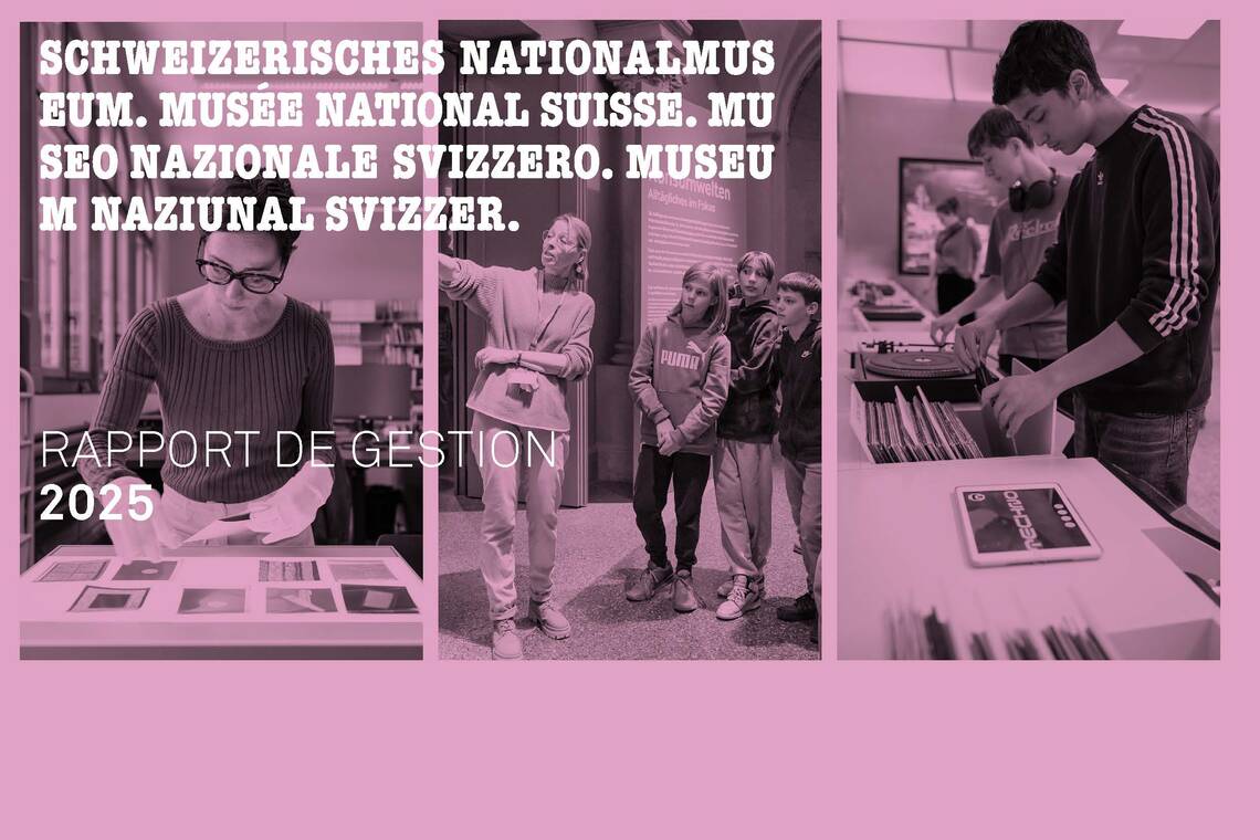 Titelseite des Geschäftbericht SNM