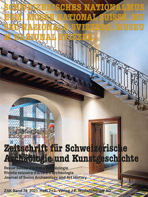Titelseite der  Zeitschrift für Schweizerische Archäologie und Kunstgeschichte ZAK 2&3-2021