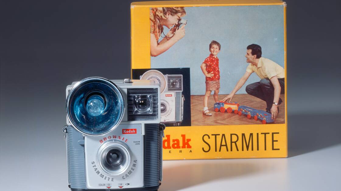 Fotoapparat aus den 1960er-Jahren