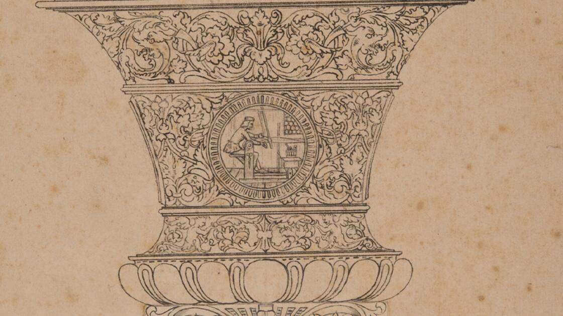 Drawing of a cup
