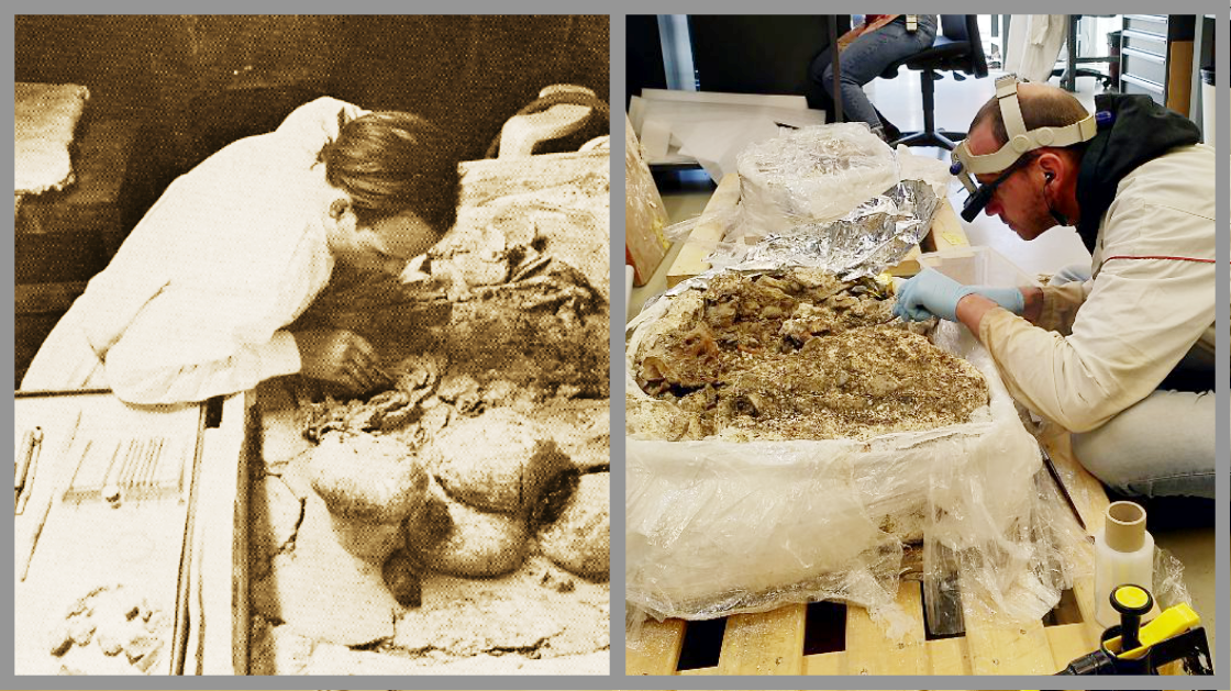 Konservierung Archäologie damals und heute